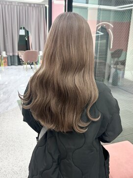 ガーランド(Girland) 【girland】ミルクティーベージュ 韓国風/レイヤーカット