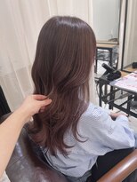 レリーアンテ 梅田店(Rely ante) ピンクブラウン　暖色系カラー　髪質改善