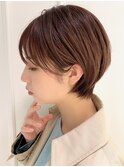 スタイリング簡単!丸みとくびれの耳掛けショート