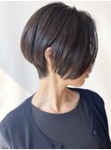 【morio原宿】黒髪ショートボブ前髪なし