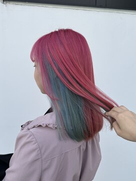 ビューティーサロン クロス(CROSS) 個性派カラー/ブリーチカラー/インナーカラー/イヤリングカラー