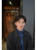 ナチュラルなセンターパート