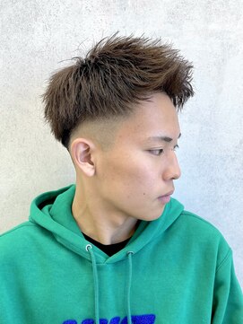 ルースト 西院店(ROOST) アップバング/フェード/ツーブロック