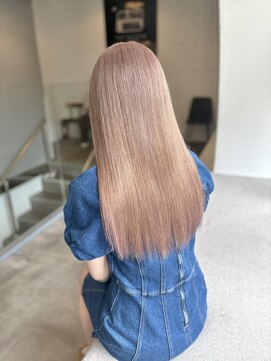 アオ(ao.) 夏髪ハイトーンミルクティーベージュ