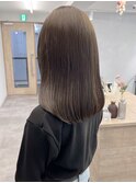 透明感カラーオリーブベージュ*艶髪ローレイヤーヘルシーカラー