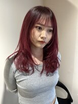 ロンドウェグ(RONND weg)&nbsp;レイヤーカット×チェリーピンク