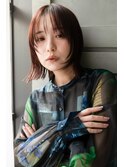 切りっぱなしパッツンボブフェイスレイヤー