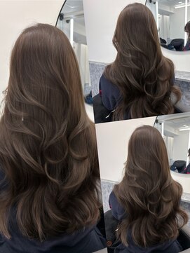 アルドーレヴェントホリエ(Ardore vento horie) ブリーチなしダブルカラーで作るヘーゼルグレージュ♪