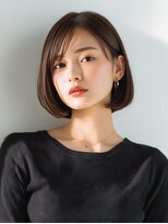 ロッソ ヘアアンドスパ 谷塚店(Rosso Hair&SPA)&nbsp;前髪顔まわりカット/外ハネボブ/丸みボブ/ショートボブ
