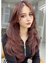 ヨロ 渋谷(YOLO)&nbsp;韓国ヘアーハッシュカットレイヤーカットハイライトカラー