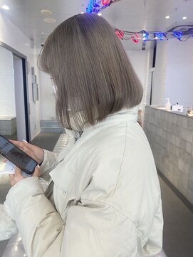 ゲーム 吉祥寺店(GAME) やわらかく透けるグレージュボブ