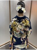 振袖着付け/京橋成人式/成人式ヘア/着物ヘアアレンジ