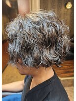 ビースト フォー ヘア(BEAST for hair)&nbsp;シルバーカラースパイラルパーマ