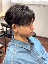 リ メイロ(Re.Meiro) 散るフェザーパーマ【メンズ/パーマ/眉毛/沖縄市/美里】