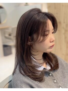 ウチコ 平尾店(u.chi.ko_si) レイヤーカットとショコラブラウン