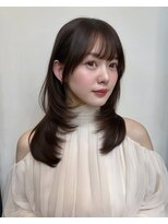 ミンクス 銀座店(MINX)&nbsp;髪質改善ケア×フェイスレイヤーカット/イメチェンヘアスタイル