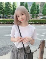 Anela大宮 ブリーチ/エクステ/髪質改善【アネラ】【4月上旬NEW OPEN(予定)】 ホワイトカラー