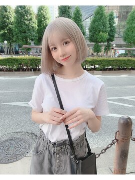 Anela大宮 ブリーチ/エクステ/髪質改善【アネラ】【4月上旬NEW OPEN(予定)】 ホワイトカラー