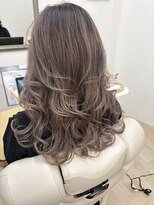 ロペ(ROPE)&nbsp;バレイヤージュ×グレージュ　（ROPE 横須賀中央）