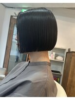 アワイ 池袋 椎名町店(awai)&nbsp;ショートボブ/重めボブ/切りっぱなしボブ/髪質改善/縮毛矯正