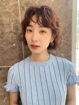 ハニーシブヤ(HONEY shibuya)&nbsp;ショートボブパーマ/大人ショートヘア/ミルクベージュ3