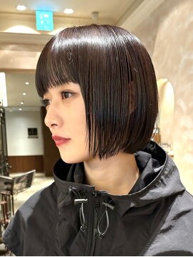オアシスアヴェダ ザ・ペニンシュラ東京(OASIS AVEDA) ミニボブ・大人ボブ・暗髪・銀座日比谷有楽町20代30代40代