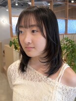 シロ 甲東園店(SHIRO)&nbsp;レイヤー/ハッシュカット/前髪あり/顔周りカット