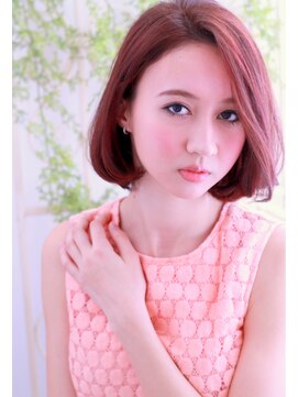 アリュウル 表参道(ALLURE) 【耳かけボブ×やわらかカール】ヌーディカラー♪