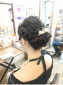 あみこみヘアアレンジ【ヘアアレンジ/立川/立川南/ブライダル】