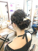 ロカット サロン(Roquat Salon) あみこみヘアアレンジ【ヘアアレンジ/立川/立川南/ブライダル】