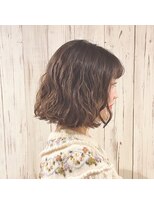 ヘブンリー(heavenly)&nbsp;【heavenly】＃抜け感＃デジタルパーマ＃小顔＃ボブ＃暗髪