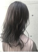 ローレイヤー×透け感グレージュ