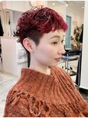 外国人風ツーブロックショート(beforeあり)