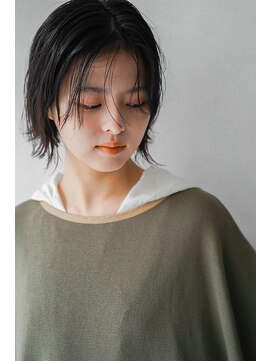 フィルムス 新宿(FILMS) 斜めバング/グレージュカラー/デザインカラー/シルキーベージュ