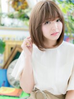 カバーヘア イヴ 戸頭店(COVER HAIR EVE)&nbsp;★ヴェールカラーx斜めバング小顔ワンカールボブ20代30代40代★7