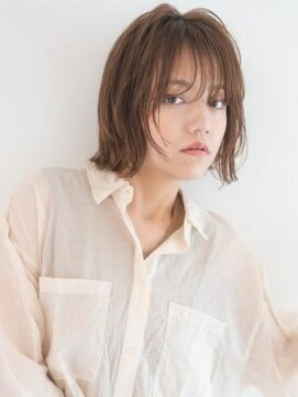 アグ ヘアー ジュジュ 北千住店(Agu hair juju) 《Agu hair》シースルー×質感レイヤーボブ