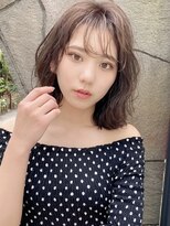 ローハ(Lowha)&nbsp;ゆるクシャなパーマで重ためAラインロブ