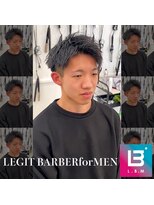 レジット メンズ ヘアサロン(LEGIT MEN's HAIR SALON)&nbsp;アップバングショート×ツイストストローク