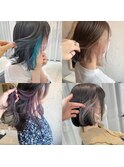 ☆インナーカラー、イヤリングカラー、ピアスカラー☆