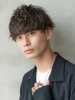 束感/ツーブロック/モテる/マッシュパーマ/波巻き/黒髪/