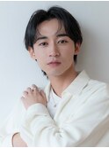 ツーブロック/束感/センターパート/モテる/短髪/刈り上げ/黒髪
