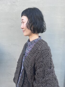 エン(en.) くせ毛を活かしたボブ