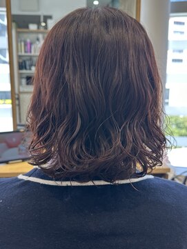 アピッシュ(apish 並木通り) 暖色×パーマ♪