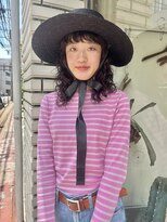 ユニ(uni)&nbsp;黒髪パーマ/黒髪パーマ/前髪パーマ/20代/30代/40代