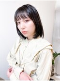 大人ロングボブ2