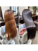 ムーブ(Moob)&nbsp;艶感&透明感抜群◎髪質改善ブラウンカラー【別府】