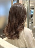 コテ巻き風パーマ/デジタルパーマ/韓国風パーマロングパーマ