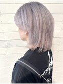 ホワイトシルバー/ホワイトミルクティー/ブリーチ複数回