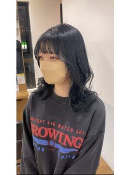ゴウトゥデイシェアサロン 町田店(GO TODAY SHAiRE SALON) 韓国レイヤー×ブルーブラック