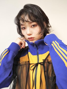 テトラ バイ ネオリーブ 横浜西口店(tetra by neolive) パーマ　顔周りカット　レイヤー ウルフカット